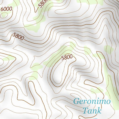 31109NE Page 108 Chiricahua Peak Topo Preview 2