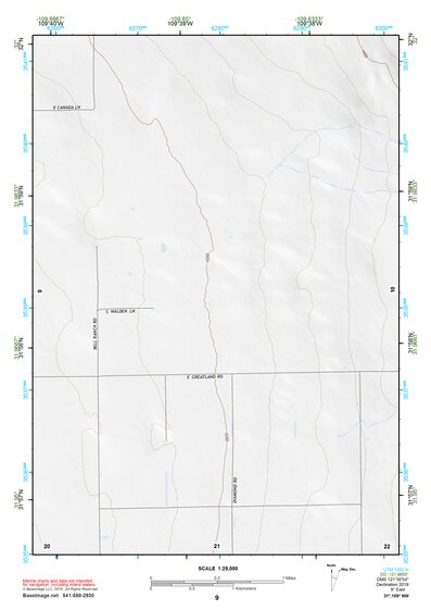 31109NW Page 9 Chiricahua Peak Topo Preview 1