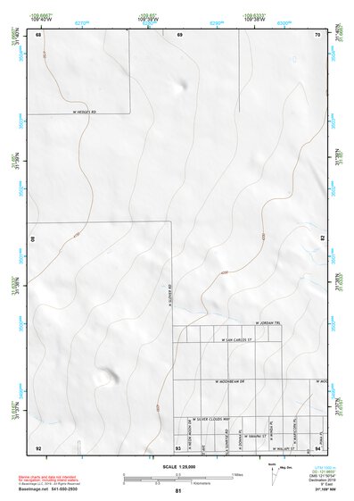 31109NW Page 81 Chiricahua Peak Topo Preview 1