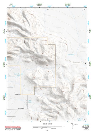 31109NW Page 85 Chiricahua Peak Topo Preview 1