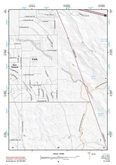 31110NW Page 8 Fort Huachuca Topo Preview 1