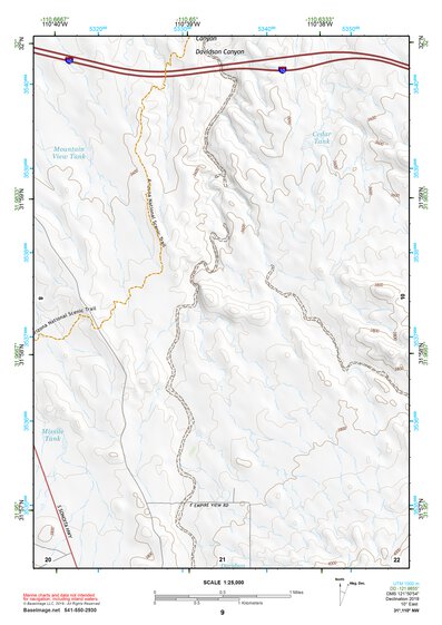 31110NW Page 9 Fort Huachuca Topo Preview 1