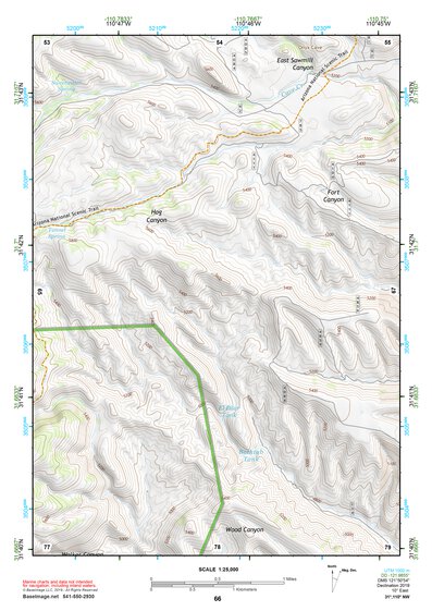 31110NW Page 66 Fort Huachuca Topo Preview 1