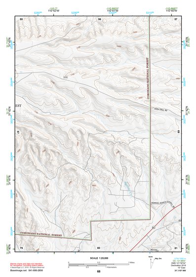 31110NW Page 68 Fort Huachuca Topo Preview 1