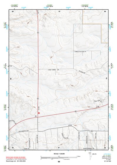 31110NW Page 69 Fort Huachuca Topo Preview 1