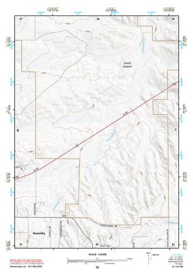 31110NW Page 70 Fort Huachuca Topo Preview 1