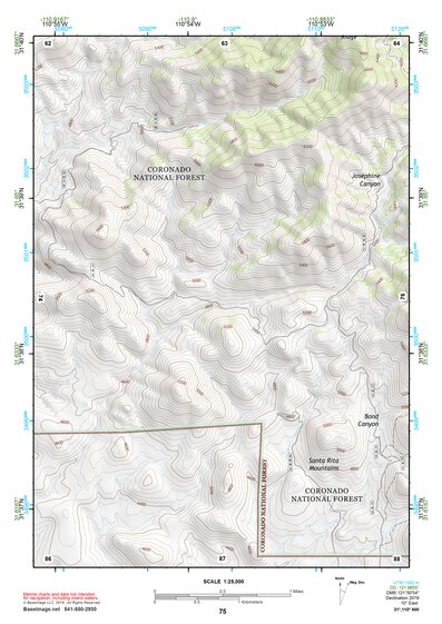 31110NW Page 75 Fort Huachuca Topo Preview 1