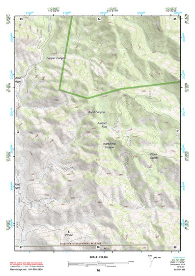 31110NW Page 76 Fort Huachuca Topo Preview 1