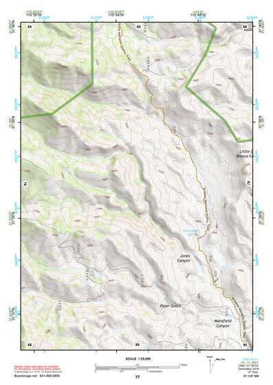 31110NW Page 77 Fort Huachuca Topo Preview 1