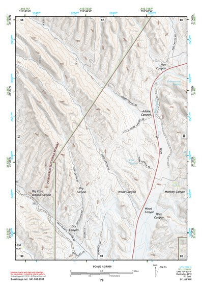 31110NW Page 79 Fort Huachuca Topo Preview 1