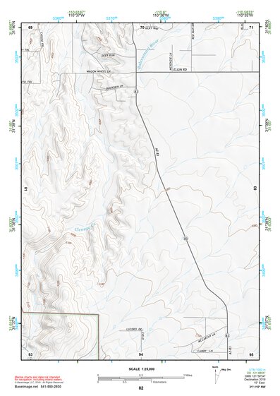 31110NW Page 82 Fort Huachuca Topo Preview 1