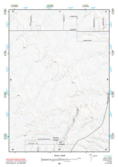 31110NW Page 83 Fort Huachuca Topo Preview 1