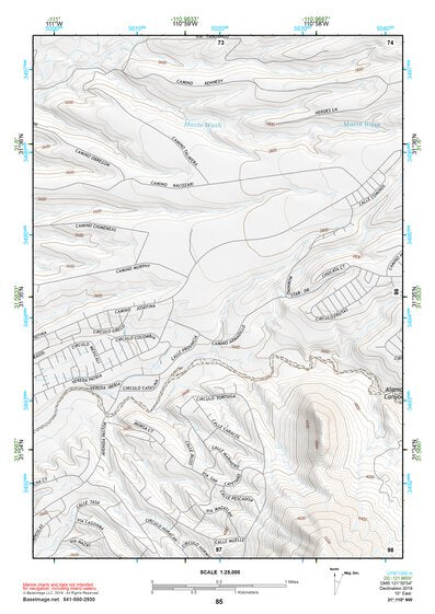 31110NW Page 85 Fort Huachuca Topo Preview 1