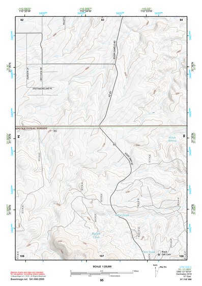 31110NW Page 95 Fort Huachuca Topo Preview 1