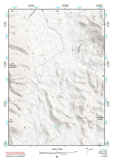 31110NW Page 98 Fort Huachuca Topo Preview 1