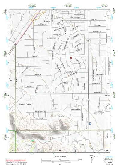 31110SE Page 6 Nogales Topo Preview 1