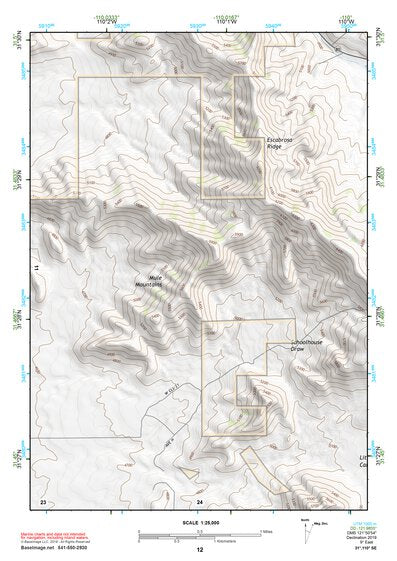 31110SE Page 12 Nogales Topo Preview 1