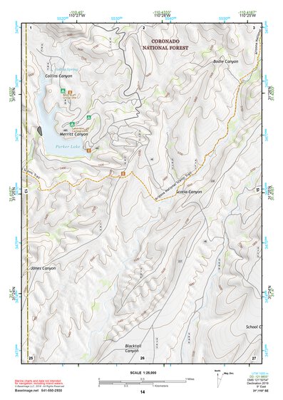 31110SE Page 14 Nogales Topo Preview 1