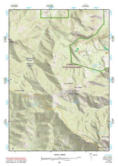 31110SE Page 17 Nogales Topo Preview 1