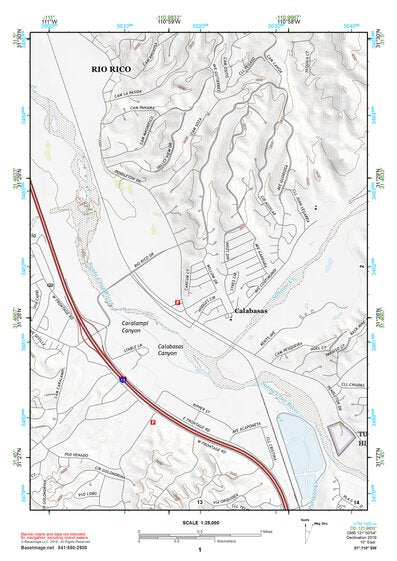 31110SW Page 1 Nogales Topo Preview 1