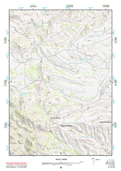 31110SW Page 20 Nogales Topo Preview 1