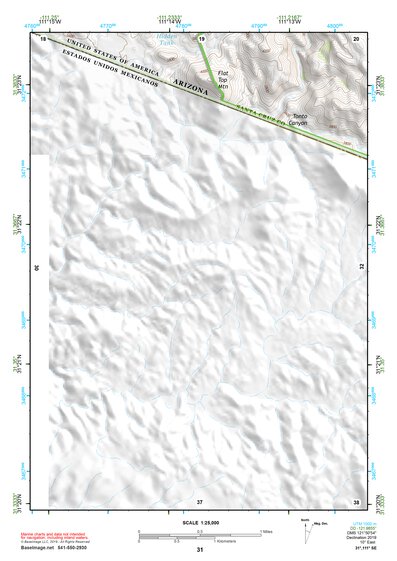 31111SE Page 31 Atascosa Mountains Topo Preview 1