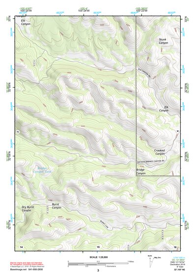 32105NE Page 3 Alamogordo Topo Preview 1