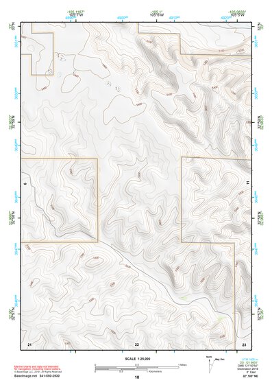 32105NE Page 10 Alamogordo Topo Preview 1