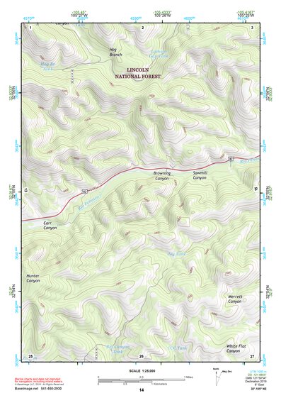 32105NE Page 14 Alamogordo Topo Preview 1