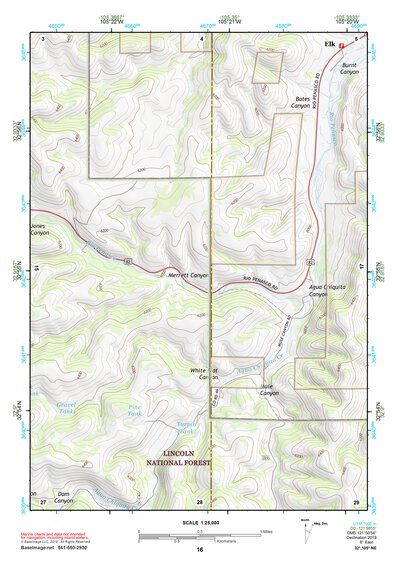32105NE Page 16 Alamogordo Topo Preview 1
