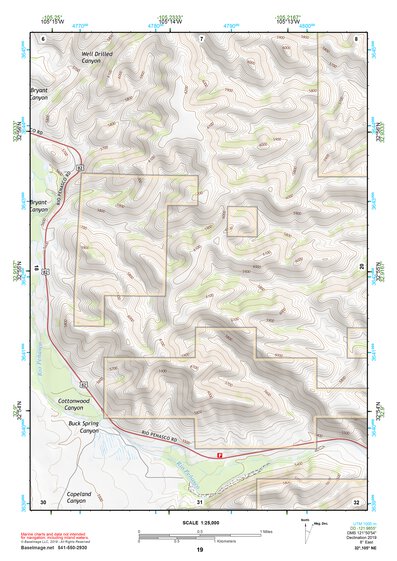 32105NE Page 19 Alamogordo Topo Preview 1