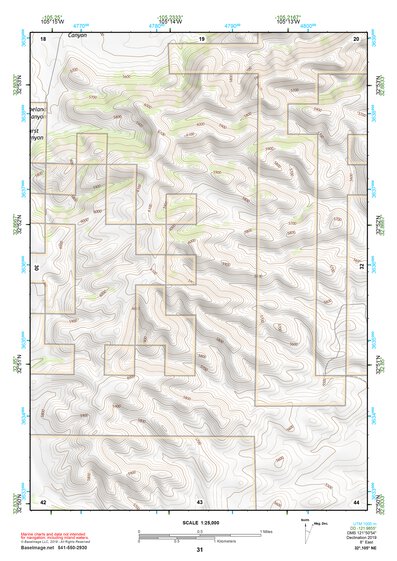 32105NE Page 31 Alamogordo Topo Preview 1