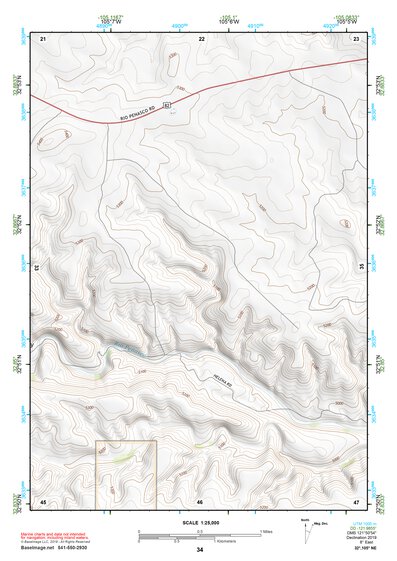 32105NE Page 34 Alamogordo Topo Preview 1