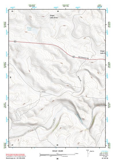 32105NE Page 36 Alamogordo Topo Preview 1