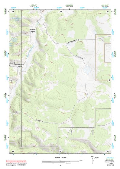 32105NE Page 38 Alamogordo Topo Preview 1