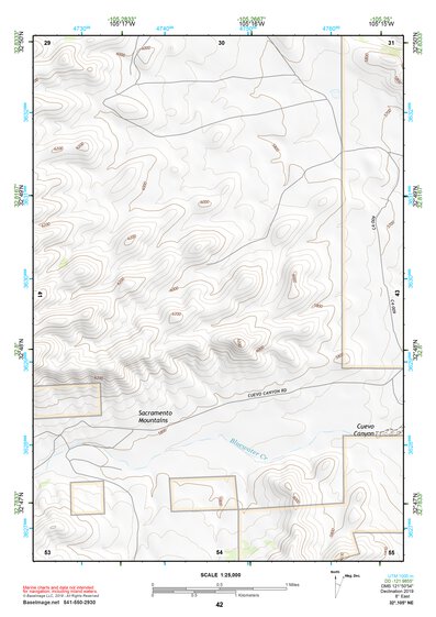 32105NE Page 42 Alamogordo Topo Preview 1