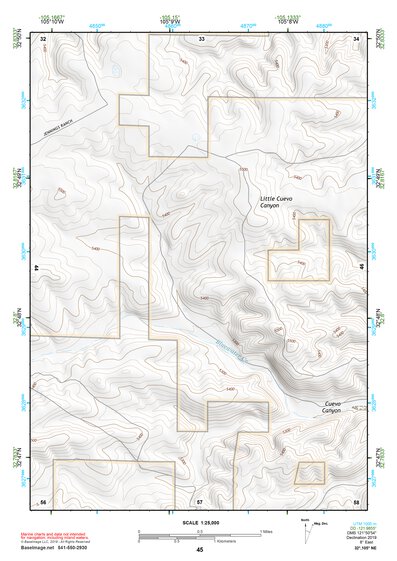 32105NE Page 45 Alamogordo Topo Preview 1