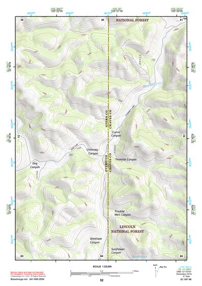 32105NE Page 52 Alamogordo Topo Preview 1