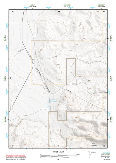 32105NE Page 56 Alamogordo Topo Preview 1