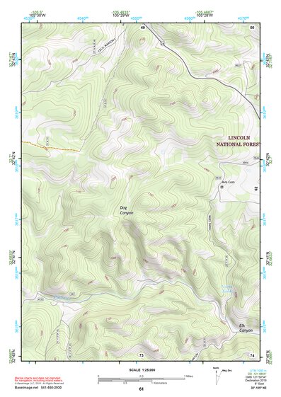 32105NE Page 61 Alamogordo Topo Preview 1