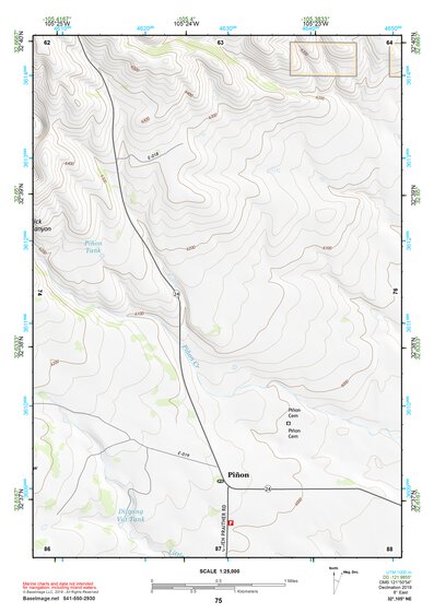 32105NE Page 75 Alamogordo Topo Preview 1