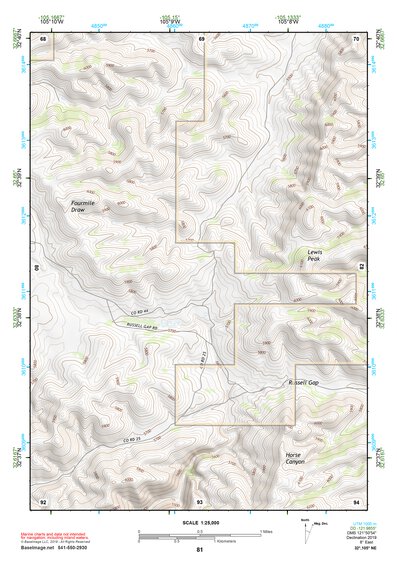 32105NE Page 81 Alamogordo Topo Preview 1