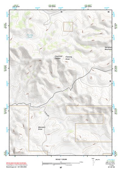 32105NE Page 97 Alamogordo Topo Preview 1