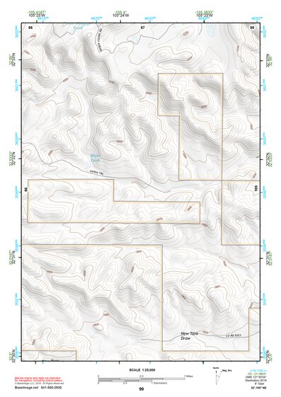 32105NE Page 99 Alamogordo Topo Preview 1