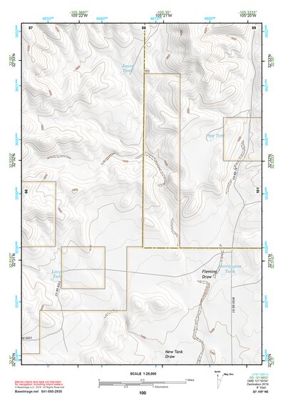 32105NE Page 100 Alamogordo Topo Preview 1