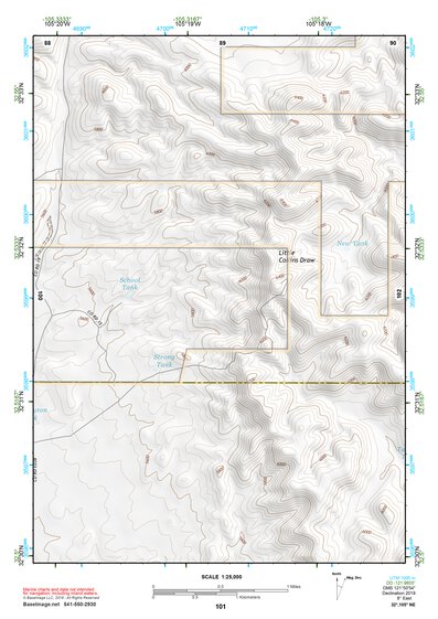 32105NE Page 101 Alamogordo Topo Preview 1
