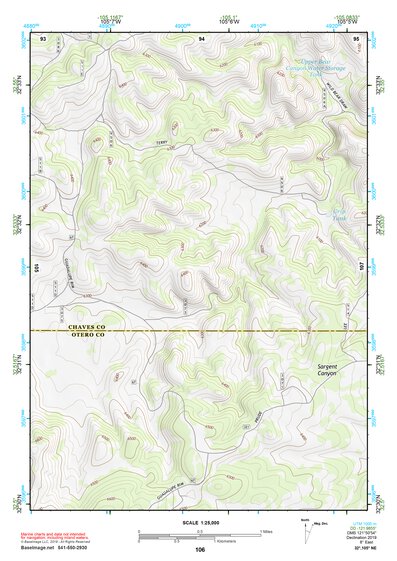 32105NE Page 106 Alamogordo Topo Preview 1