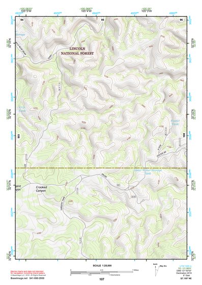 32105NE Page 107 Alamogordo Topo Preview 1