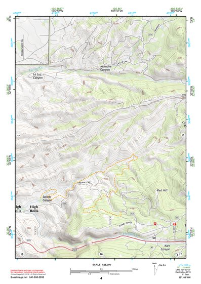 32105NW Page 4 Alamogordo Topo Preview 1