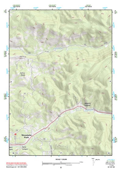 32105NW Page 5 Alamogordo Topo Preview 1